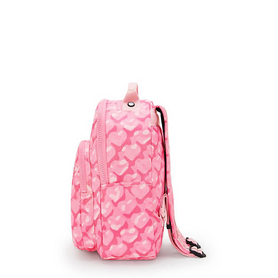 Seoul Small Printed Tablet Backpack, Adorable Hearts, large