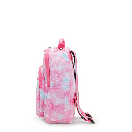 Seoul Small Printed Tablet Backpack, Garden Clouds, large
