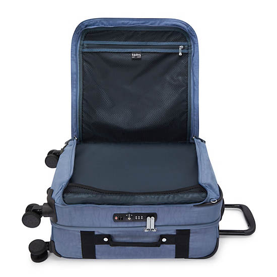 Spontaneous Small Rolling Luggage, Blue Lover, large