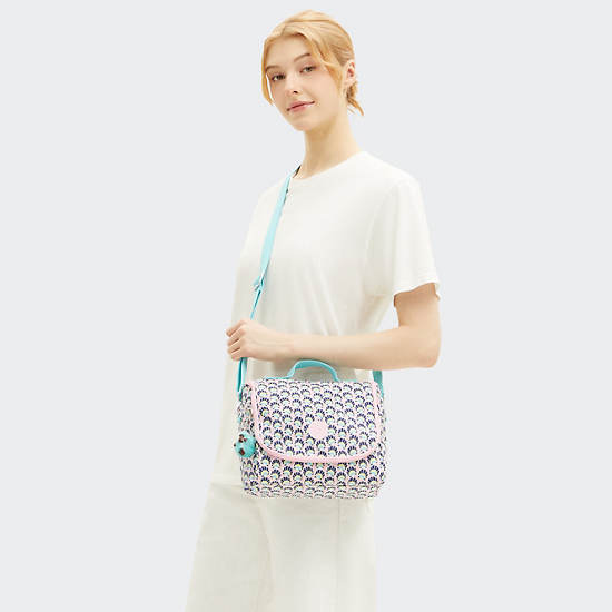 New Kichirou Printed Lunch Bag, Geo Shell, large