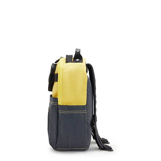 Seoul Small Minions Tablet Backpack, Minion Jeans Block, large