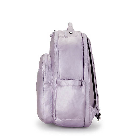 Seoul Extra Large Metallic 17" Laptop Backpack, Orchid Metallic, large Seoul Extra Large Metallic 17" Laptop Backpack, Orchid Metallic, large