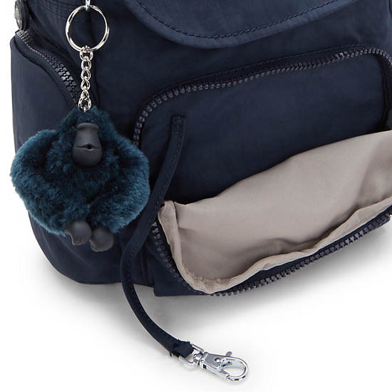 City Zip Mini Backpack, Blue Bleu 2, large