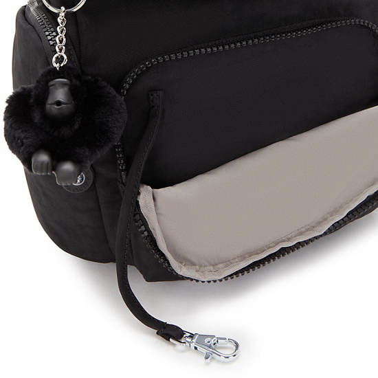City Zip Mini Backpack, Black Noir, large