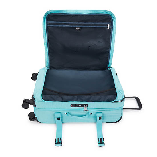 Spontaneous Medium Rolling Luggage, Deepest Aqua, large