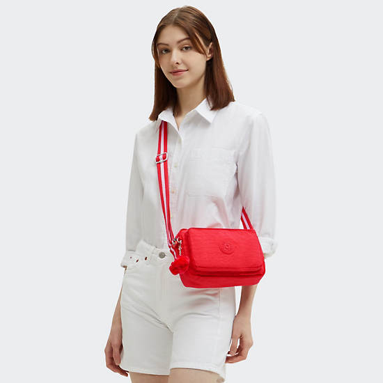 Abanu Medium Crossbody Bag, Escape Red, large