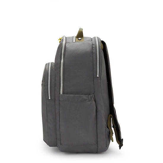 Seoul Extra Large 17" Laptop Backpack, Back To Grey, large