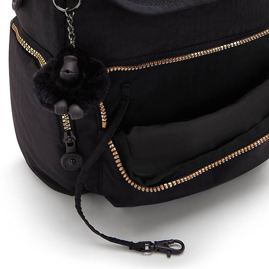 City Zip Small Backpack, Glorious Gold, large