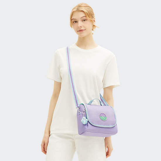 New Kichirou Lunch Bag, Lavender Combo, large