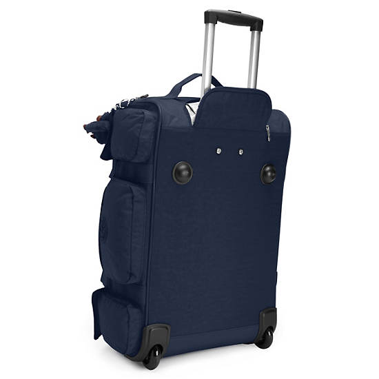 Discover Small Carry-On Rolling Luggage Duffle, True Blue, large