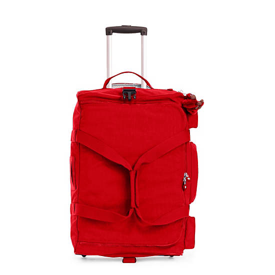 Discover Small Carry-On Rolling Luggage Duffle, Cherry Tonal, large