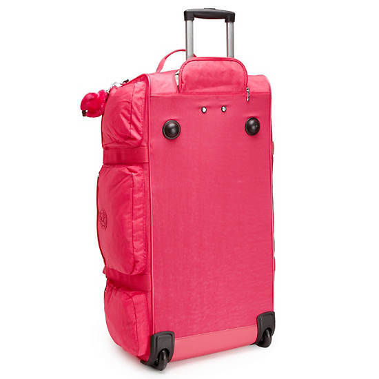 Discover Large Rolling Luggage Duffle, True Pink, large