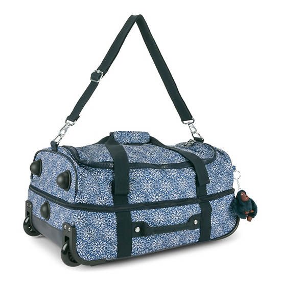 Teagan Small Metallic Rolling Duffel, Frosted Feels, large