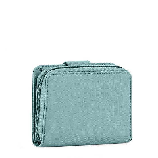 New Money Small Credit Card Wallet, Sage Green, large