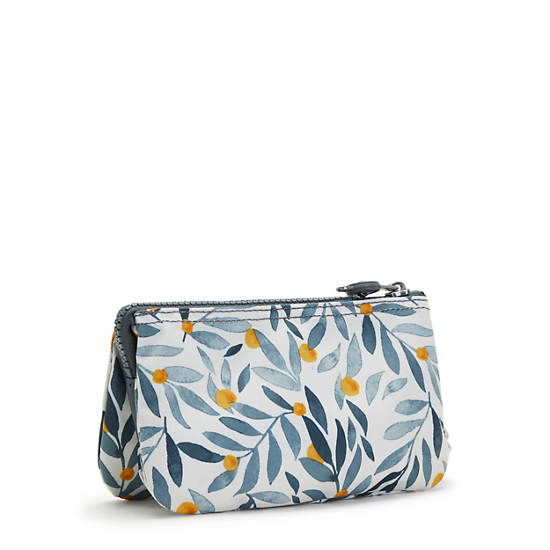 Creativity Large Printed Pouch, Shell Grey, large