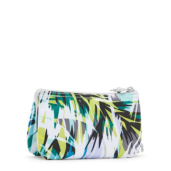 Creativity Large Printed Pouch, Bright Palm, large