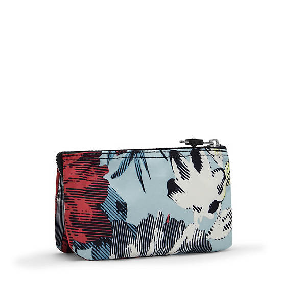 Creativity Large Printed Pouch, Casual Flower, large
