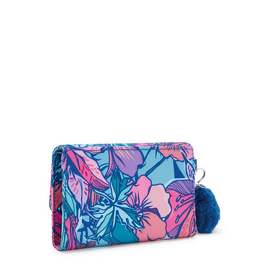 Pixi Medium Printed Organizer Wallet, Tropical Bloom, large