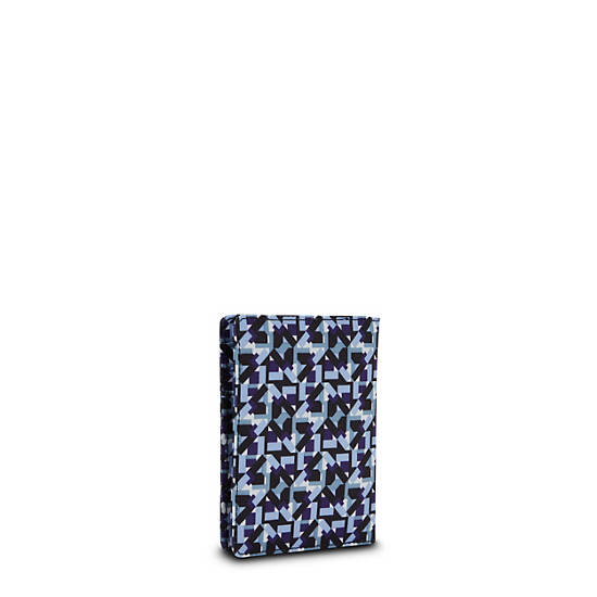 Passport Printed Case Holder, Powder Blue, large Passport Printed Case Holder, Powder Blue, large
