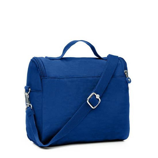 Kichirou Lunch Bag, Perri Blue Woven, large