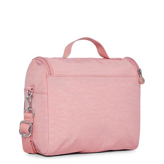 Kichirou Lunch Bag, Strawberry Pink Tonal Zipper, large