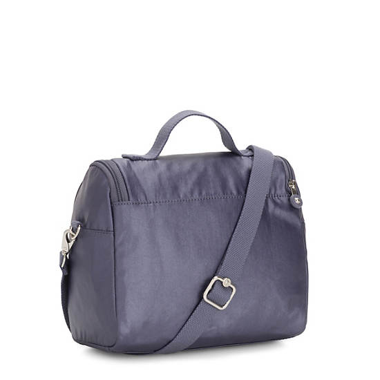 Kichirou Metallic Lunch Bag, Enchanted Purple Metallic, large