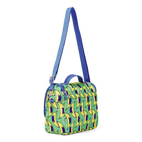 Kichirou Printed Lunch Bag, Starry  Vision Teal, large