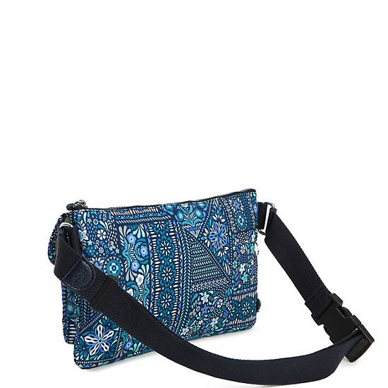 Presto Printed Fanny Pack, Eager Blue, large