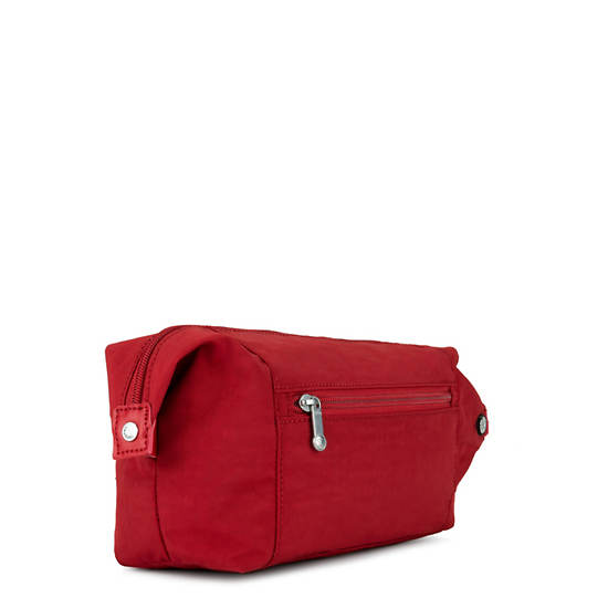 Aiden Toiletry Bag, Beet Red, large