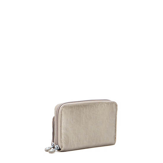 Stella Metallic Continental Wallet, Artisanal K Embossed, large Stella Metallic Continental Wallet, Artisanal K Embossed, large