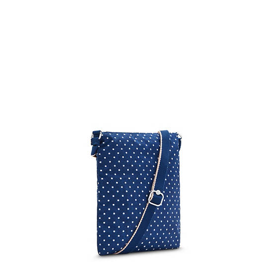 Keiko Printed Crossbody Mini Bag, Soft Dot Blue, large