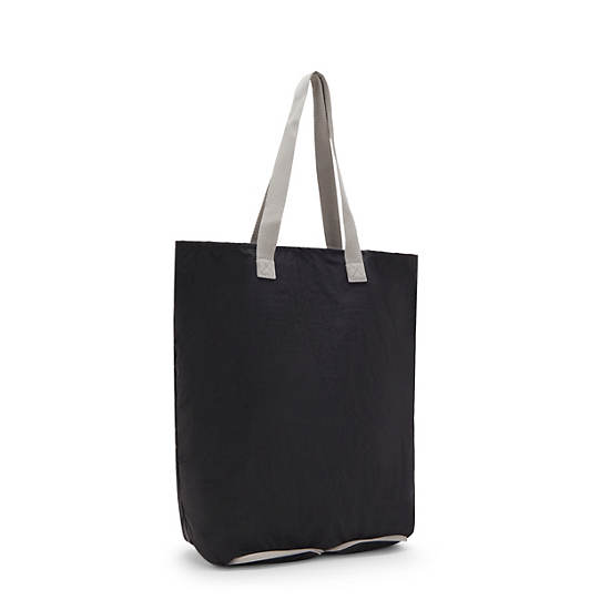 Hip Hurray Packable Tote Bag, Hurray Black, large