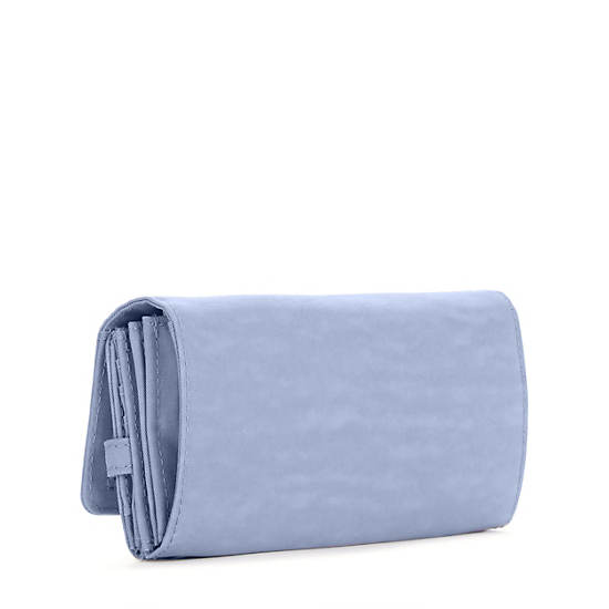 New Teddi Snap Wallet, Bridal Blue, large