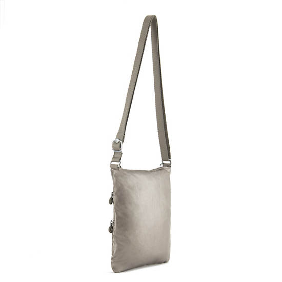 Keiko Metallic Crossbody Mini Bag, Artisanal K Embossed, large