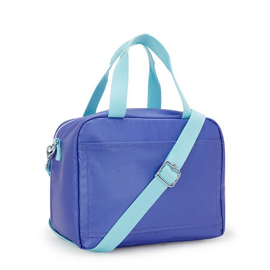 Miyo Metallic Lunch Bag, Rainbow, large