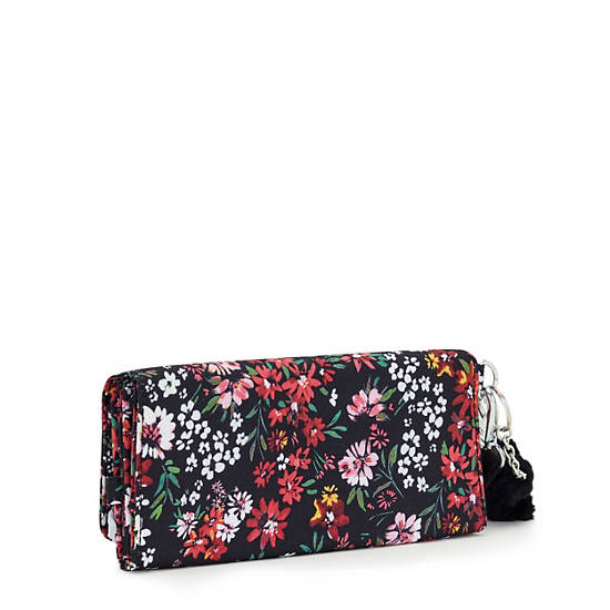 Rubi Large Printed Wristlet Wallet, Midnight Floral, large Rubi Large Printed Wristlet Wallet, Midnight Floral, large