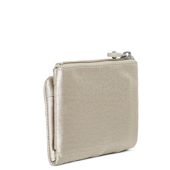 Maloney Metallic Wallet, Warm Beige M, large Maloney Metallic Wallet, Warm Beige M, large