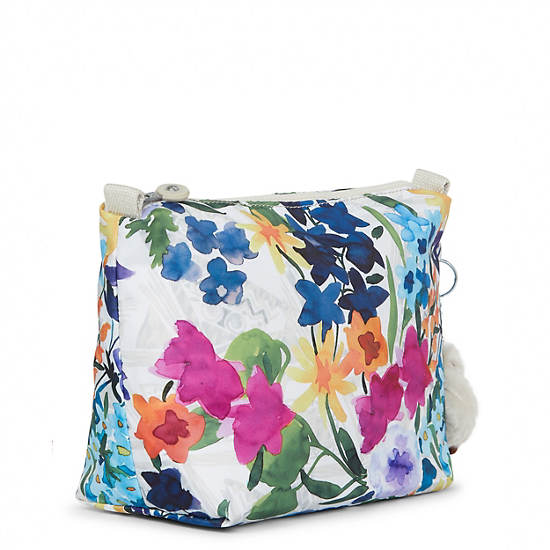 Moa Large Printed Pouch, Flower Power, large