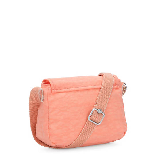 Sabian Crossbody Mini Bag, Peachy Coral, large