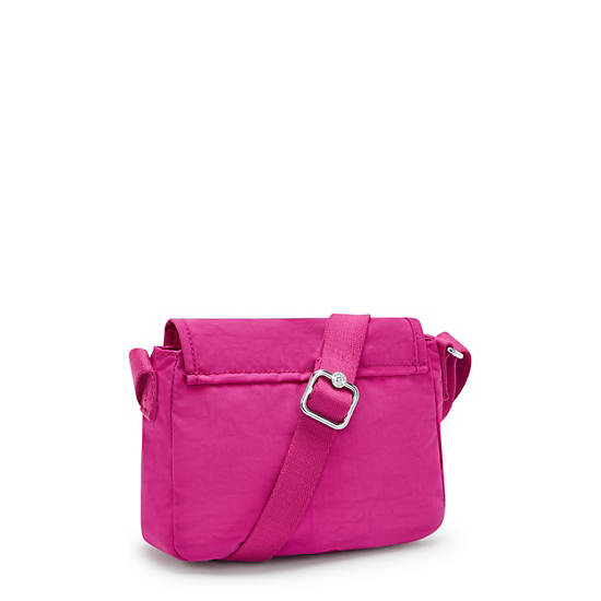 Sabian Crossbody Mini Bag, Glowing Fuchsia, large