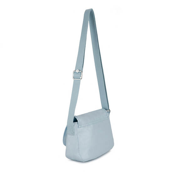 Sabian Metallic Crossbody Mini Bag, True Blue Tonal, large