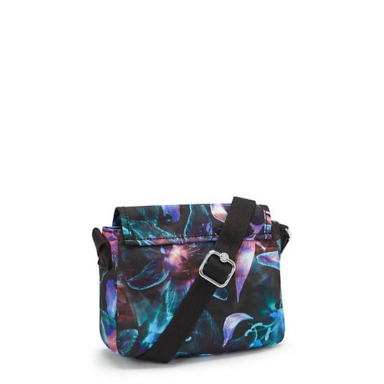 Sabian Printed Crossbody Mini Bag, Spectral Orchid, large