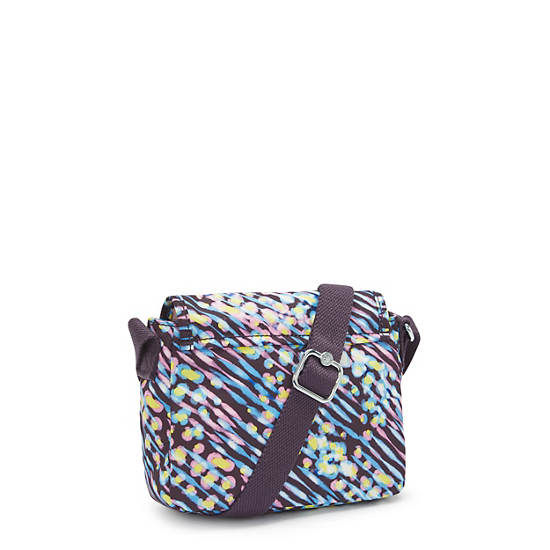 Sabian Printed Crossbody Mini Bag, Undersea Lights, large