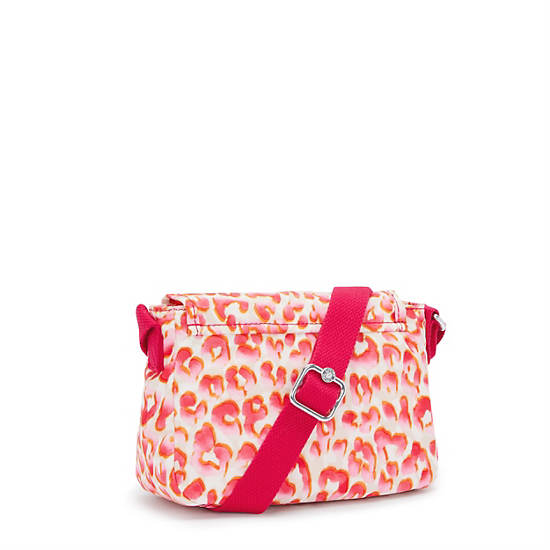 Sabian Printed Crossbody Mini Bag, Pink Cheetah, large