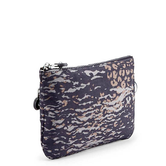 Ness Small Printed Pouch, Admiral Blue, large