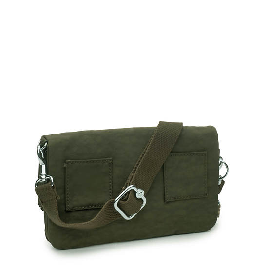 Lynne Convertible Crossbody Bag, Jaded Green Tonal Zipper, large