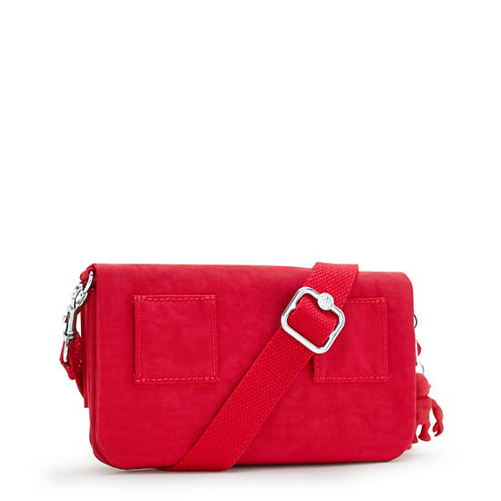 Lynne Convertible Crossbody Bag, Red Rouge, large