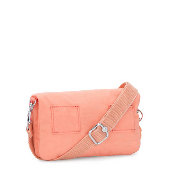 Lynne Convertible Crossbody Bag, Peachy Coral, large