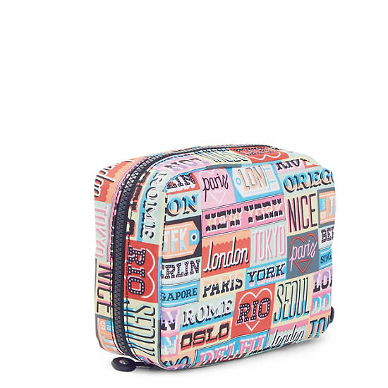 Beauty Printed Travel Case, Hello Weekend, large