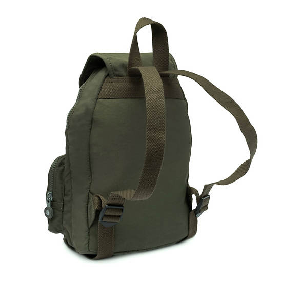 Lovebug Small Backpack, Jaded Green Tonal Zipper, large